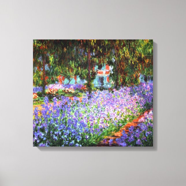 Toile Claude Monet Le jardin de l'artiste à Giverny (Recto)