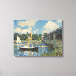 Toile Claude Monet   le pont à Argenteuil