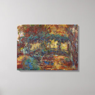 Toile Claude Monet   Le pont japonais