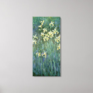 Toile Claude Monet   les iris jaunes