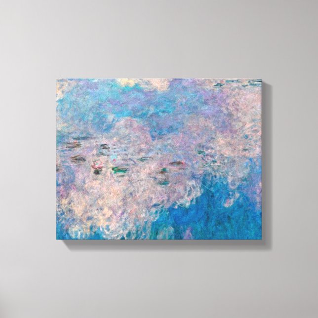 Toile Claude Monet - Les Nappes D'Eau - Les Nuages (Recto)