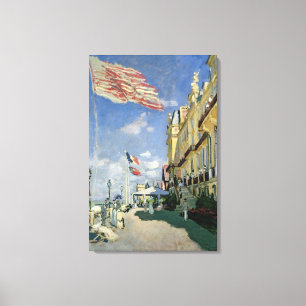 Toile Claude Monet   L'Hôtel des Roches Noires