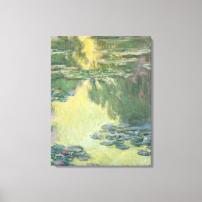 Toile Claude Monet Nénuphar Vintage 1907 (Recto)