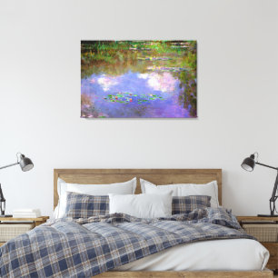 Toile Claude Monet - Nymphéas, Les Nuages,