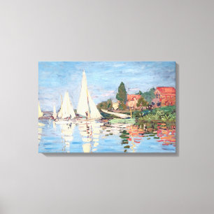 Toile Claude Monet - Regattas à Argenteuil