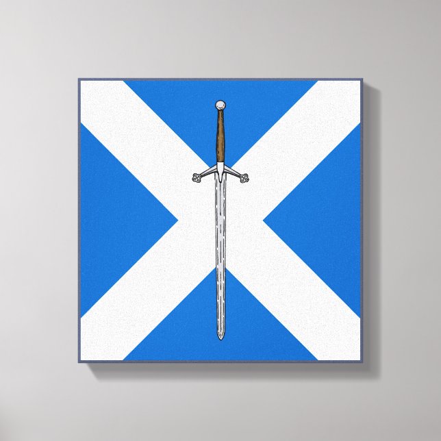 Toile Claymore et Saltire (Recto)