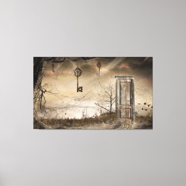 Toile "Clé de la porte" (Recto)