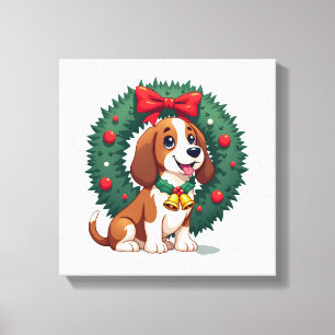 Toile Cloche à grelot de Basset Hound