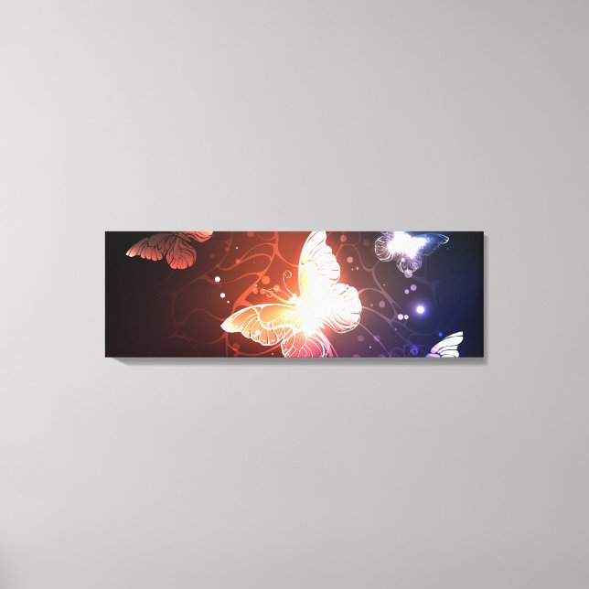 Toile Clowing Night Butterflies (Recto)