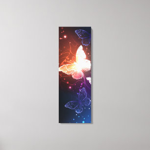 Toile Clowing Night Butterflies