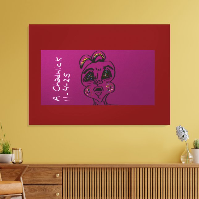 Toile Clueless Bunny Stretched Canvas (Insitu(Salon))
