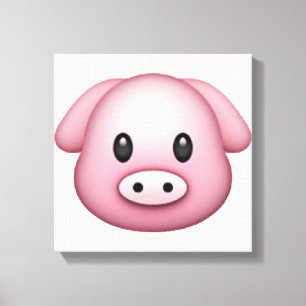 Toile Cochon - Emoji