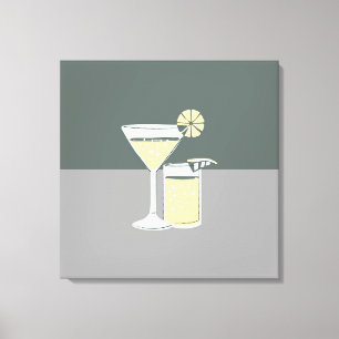 Toile Cocktails modernes Colorblock