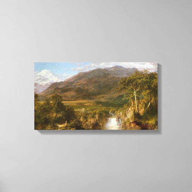 Toile Coeur des Andes (Paysage sud-américain) (Recto)