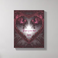 Coeur gothique pourpre 001