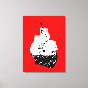 Toile coeur toxique