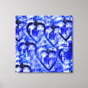Toile Coeurs d'amour