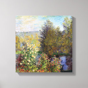 Toile Coin du jardin à Montgeron - Claude Monet