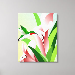 Toile Colibri à gorge rubis