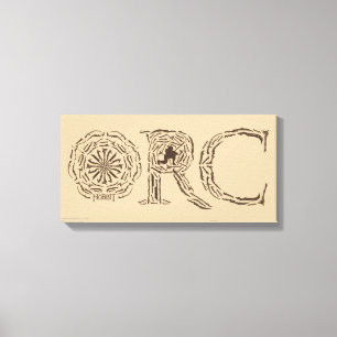 Toile Collage d'armes d'Orc