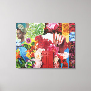 Toile Collage de flower power