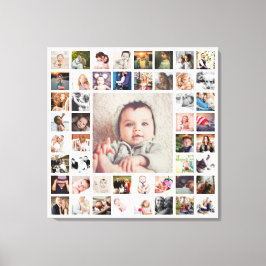 Toile Collage de photos personnalisées
