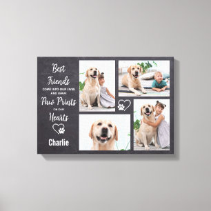 Toile Collage de photos personnalisées pour animaux de c