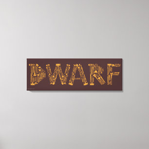 Toile Collage nain d'armes