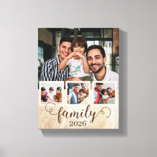 Toile Collage photo de famille 4