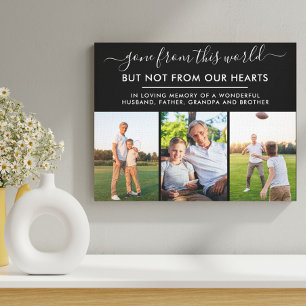 Toile Collage photo du souvenir de ce monde