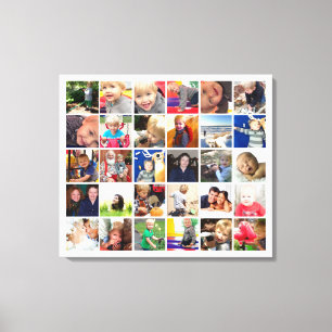 Toile Collage photo Instagram personnalisé