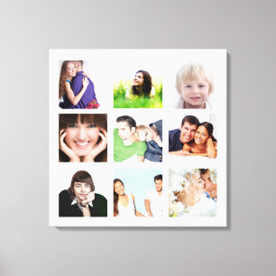 Toile Collage photo Instagram personnalisé