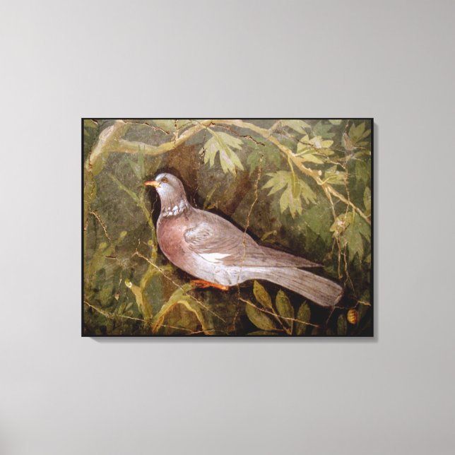 TOILE COLLECTION POMPEII / DOVE DANS LE JARDIN (Recto)