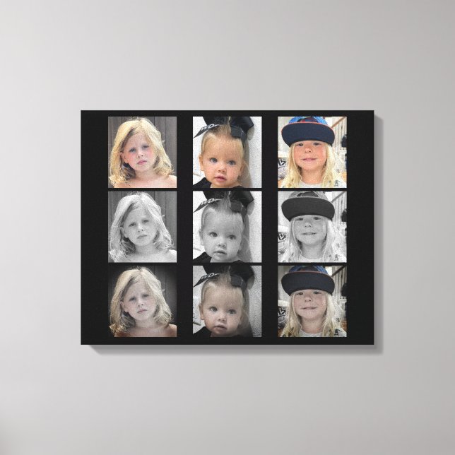 Toile Coller plusieurs filtres photo (Recto)