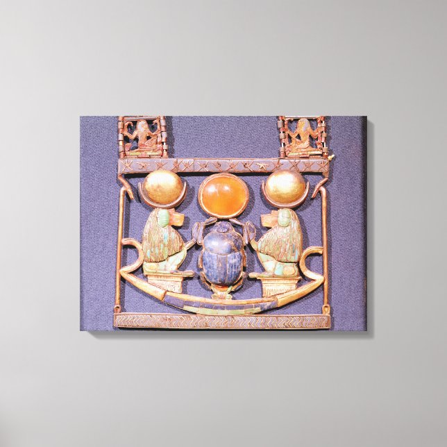 Toile Collier de soleil levant, du tombeau de (Recto)