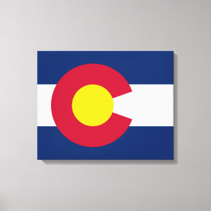 Toile Colorado : Le drapeau américain du centenaire