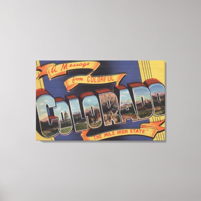 Toile Colorado (Le Haut-État du Mile) (Recto)