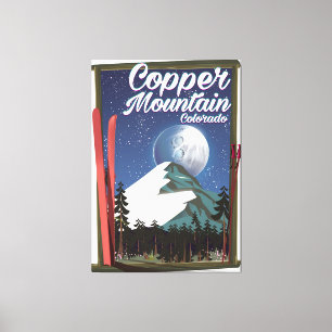 Toile Colorado poster de voyage Copper Mountain