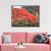 Coloré Automne Jardin Japonais Paysage