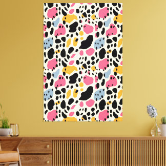Toile Colorful Animal Print 07