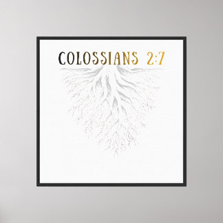 Toile Colossiens 2:7 24x24