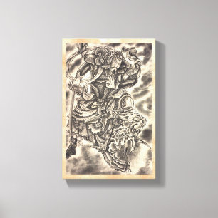 Toile Combat japonais vintage classique frais de