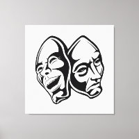 Comédie Tragédie masques masqués art de la vie
