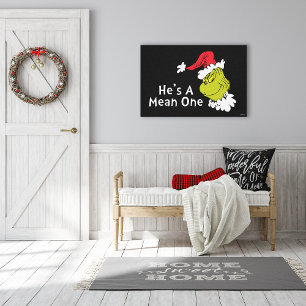 Toile Comment le Grinch a volé Noël C'est un vilain bo