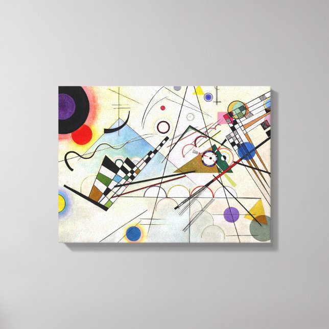 Toile Composition 8 Wassily Kandinsky (Recto)