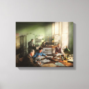 Toile Comptable - Le département de comptabilité 1902