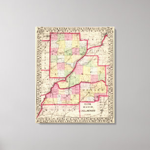 Toile Comtés de Fulton, Mason, Cass, Menard