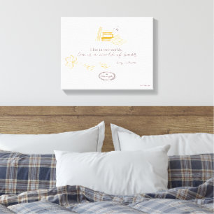 Toile Conception de citation de livre de Rory Gilmore Gi