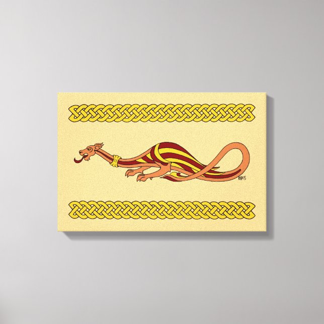 Toile Conception de dragon médiéval 2015 (Recto)