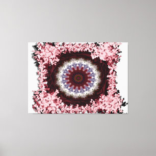 Toile Conception de mandala floral complexe